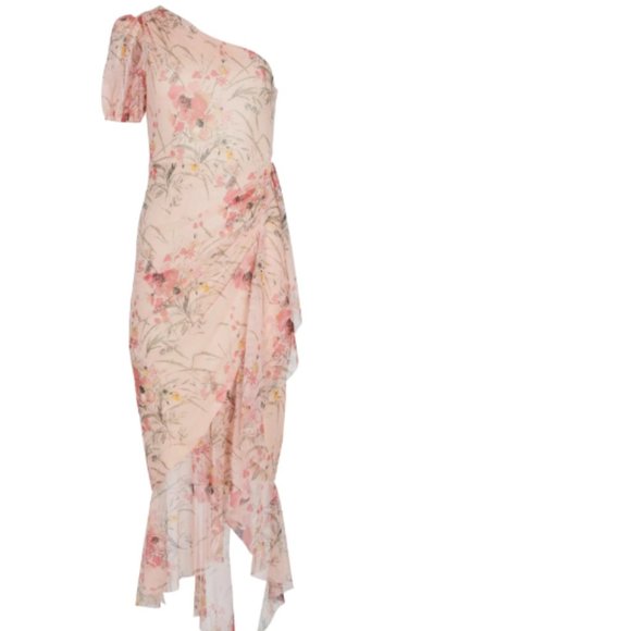 BCBGMAXAZRIA SYDNEY MIDI DRESS - Picture 4 of 11